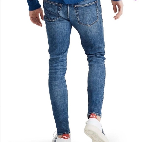 NEW Madewell Myrtle Wash Skinny Mens Jeans 33X32 - Picture 10 of 10